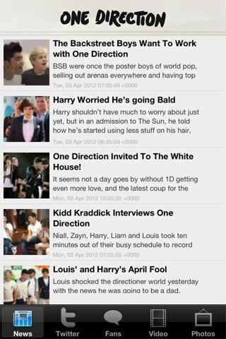 One Direction Android App
