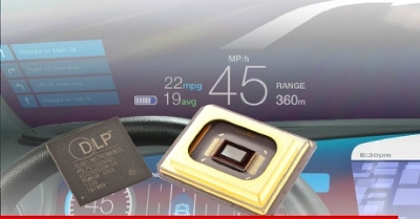 New TI DLP® Chipset For Automotive Head-up Display Enables Widest Field of View In The Industry New TI DLP® Chipset For Automotive Head-up Display Enables Widest Field of View In The Industry
