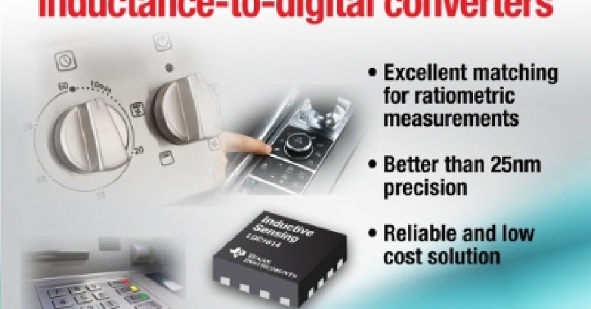 TI Introduces World’s First Multichannel Inductance-to-Digital Converters TI Introduces World’s First Multichannel Inductance-to-Digital Converters