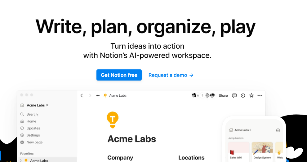 notion templates for ADHD