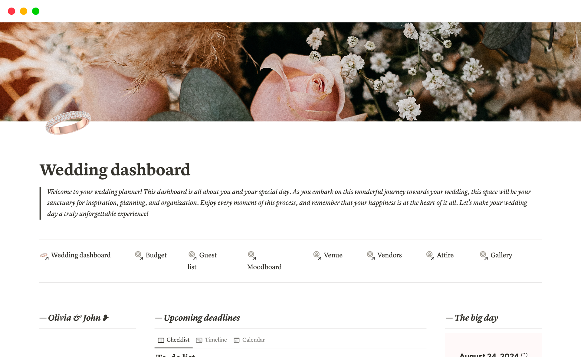 10 Best & Free Notion Wedding Planning Templates in 2024