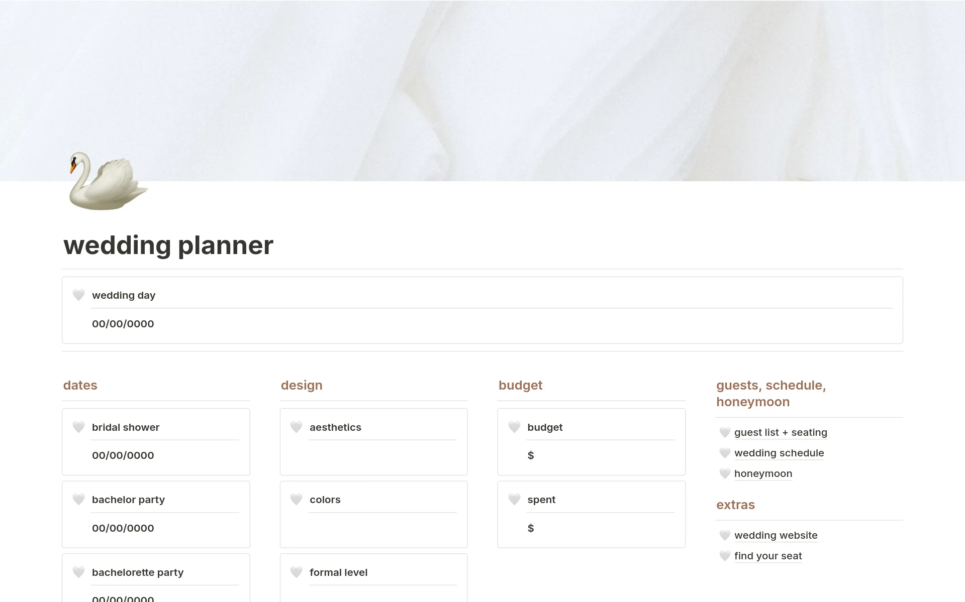10 Best & Free Notion Wedding Planning Templates in 2024