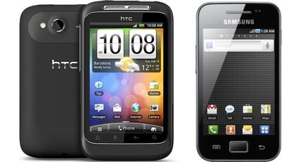 Galaxy Ace Vs HTC Wildfire S review