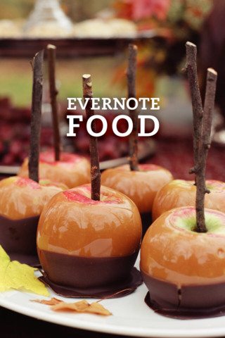 Evernote Food App on IPhone