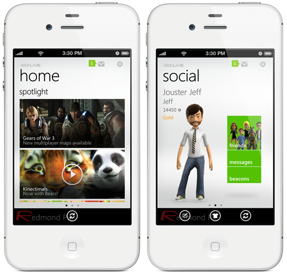 Xbox LIVE App For iPhone