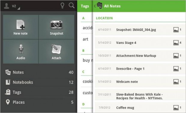 Evernote For Android Tablet Updated