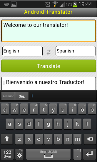 Translator Android App 2
