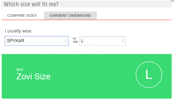 Zovi.com Size Guide 1