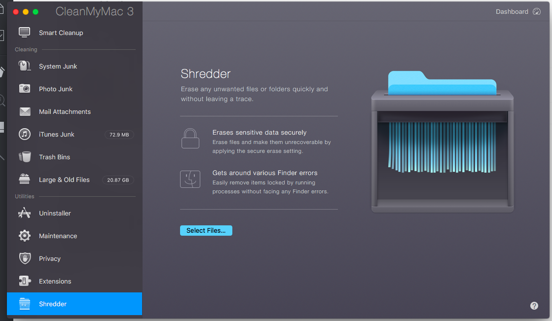 Shredder - Permanently Delete Files Mac