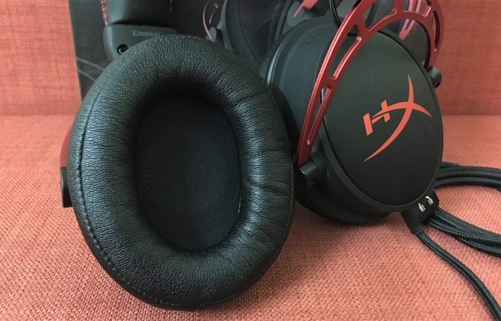 HyperX Cloud Alpha Gaming Headset Earcups Memory Foam