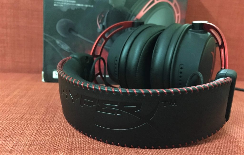 HyperX Cloud Alpha Gaming Headset Leather Cushioning