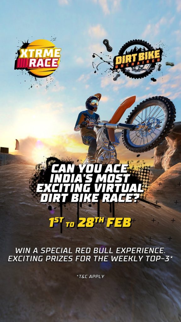 Xtrme Race Dirt Bike Unchained challenge 1st to 28th Feb 2022