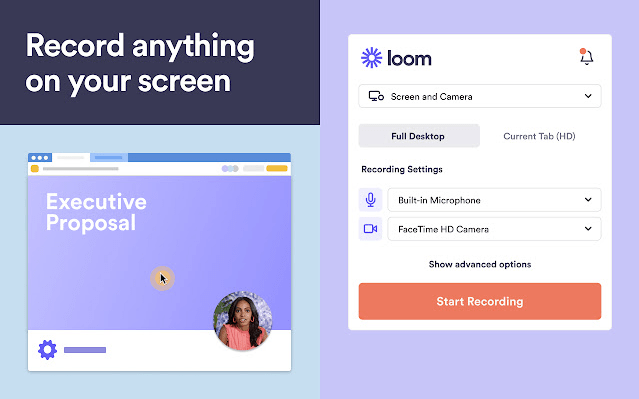 Loom Screen Recording Chrome Extension