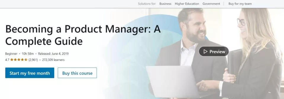 Becoming a Product Manager by LinkedIn Learning jpg