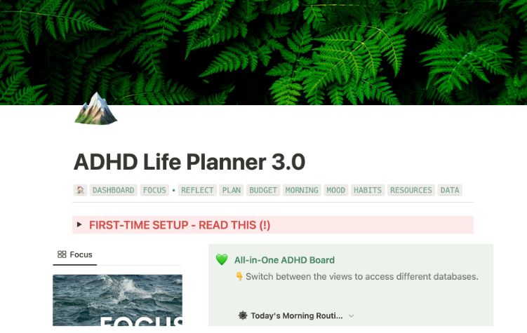 Top 9 Notion Templates for ADHD [Free and Paid]
