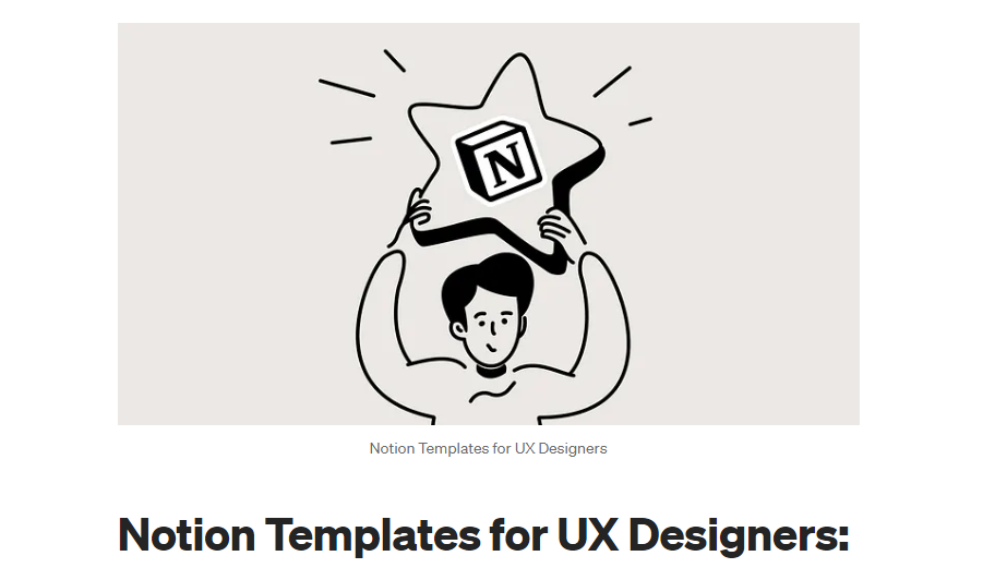 Top Notion Templates for UX Designers [2024]