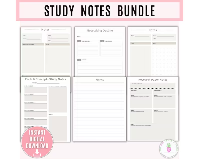 business plan template notability