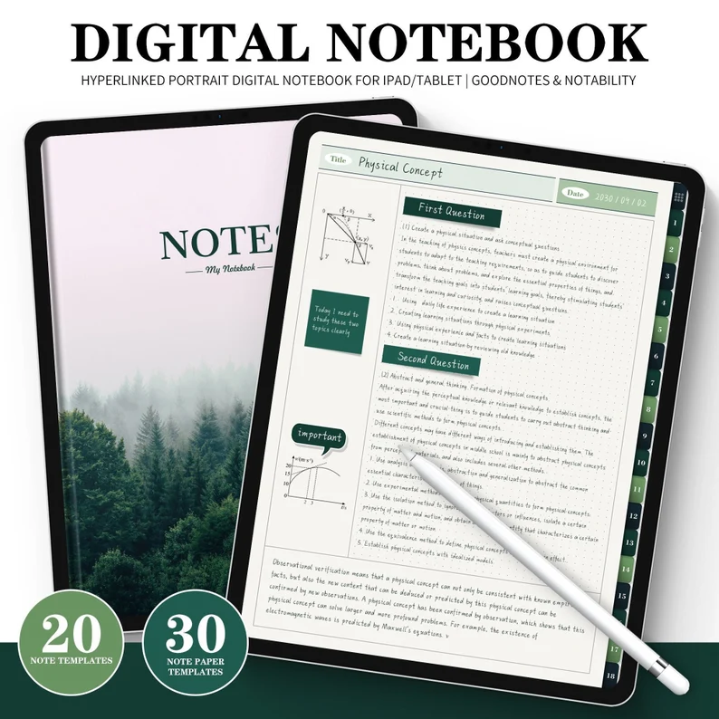 Aesthetic Notability Templates