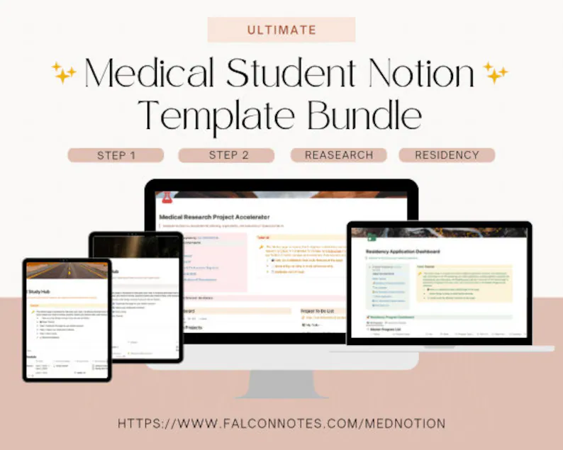 10 Best Notion Medical School Templates