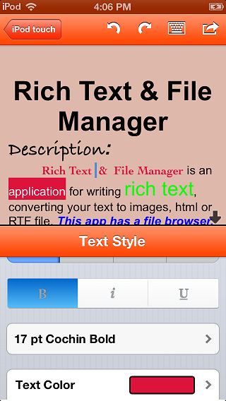 text file editor ios